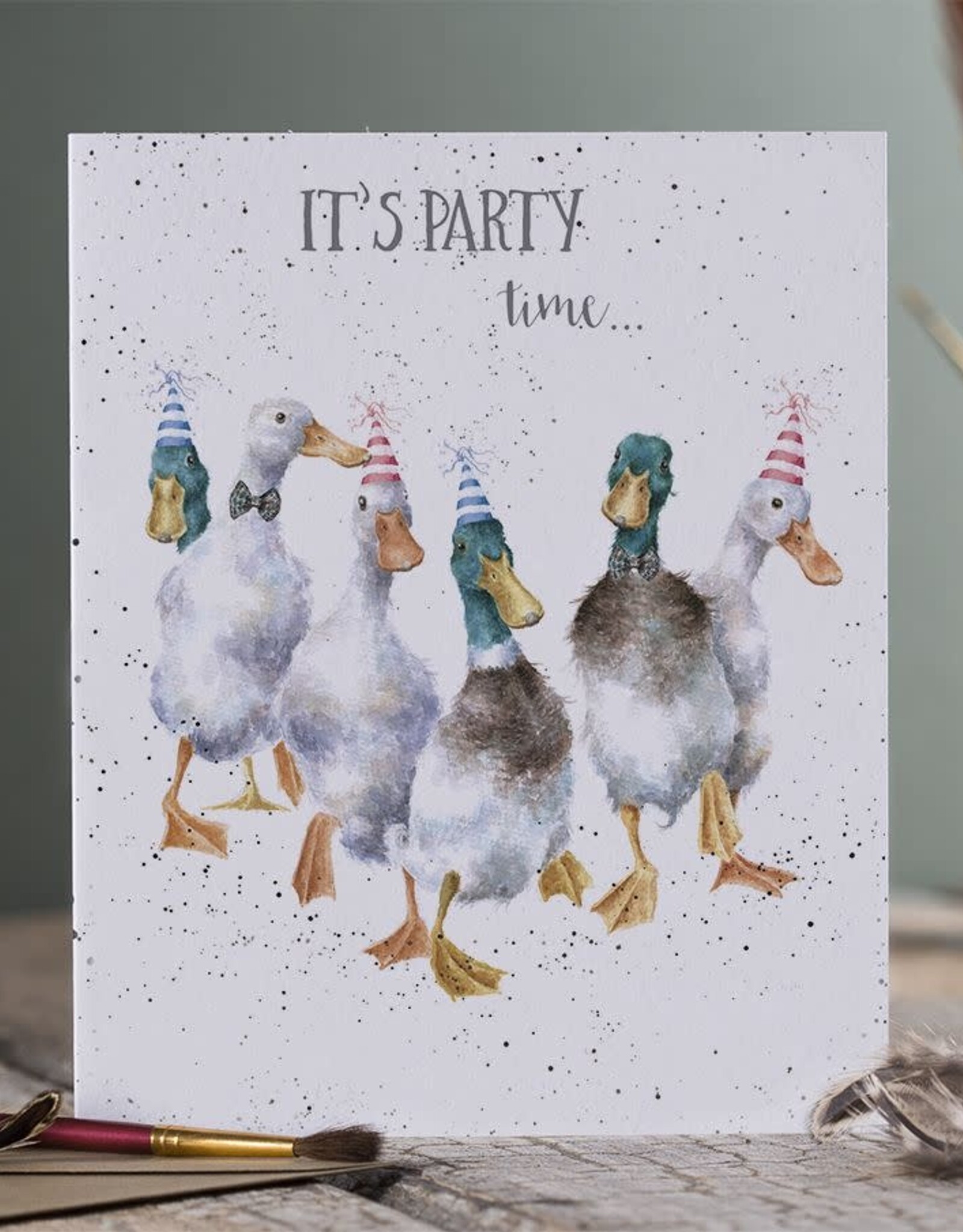 Wrendale Design CARD-PARTY TIME SINGLE