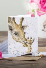 Wrendale Design CARD-FIRST KISS GIFT ENCLOSURE