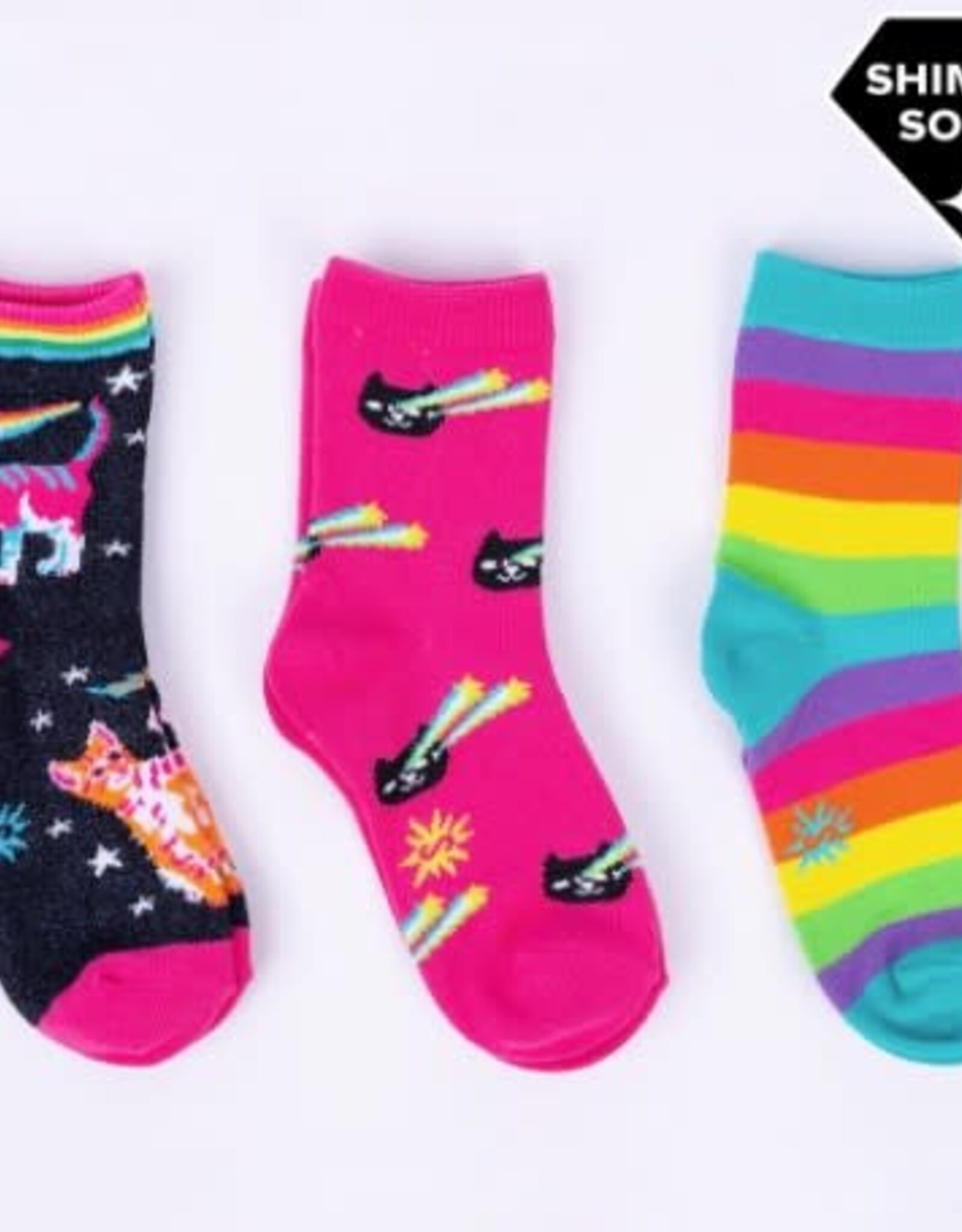 Sock It To Me JUNIOR CREW PACK - SPACE CATS