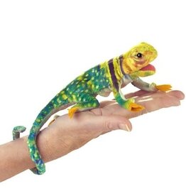 FOLKMANIS Mini Collared Lizard Puppet