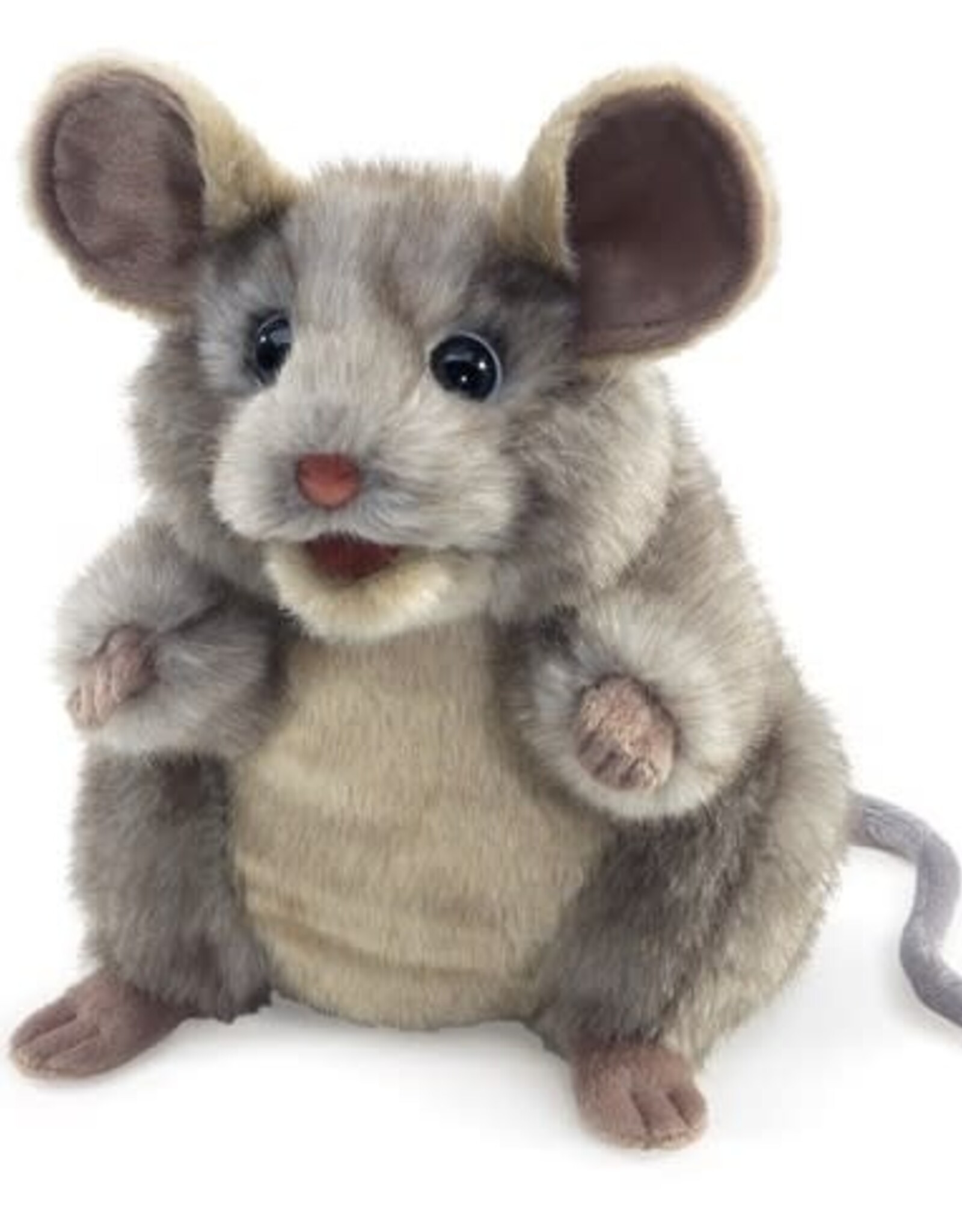 FOLKMANIS Gray Mouse Puppet