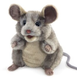 FOLKMANIS Gray Mouse Puppet