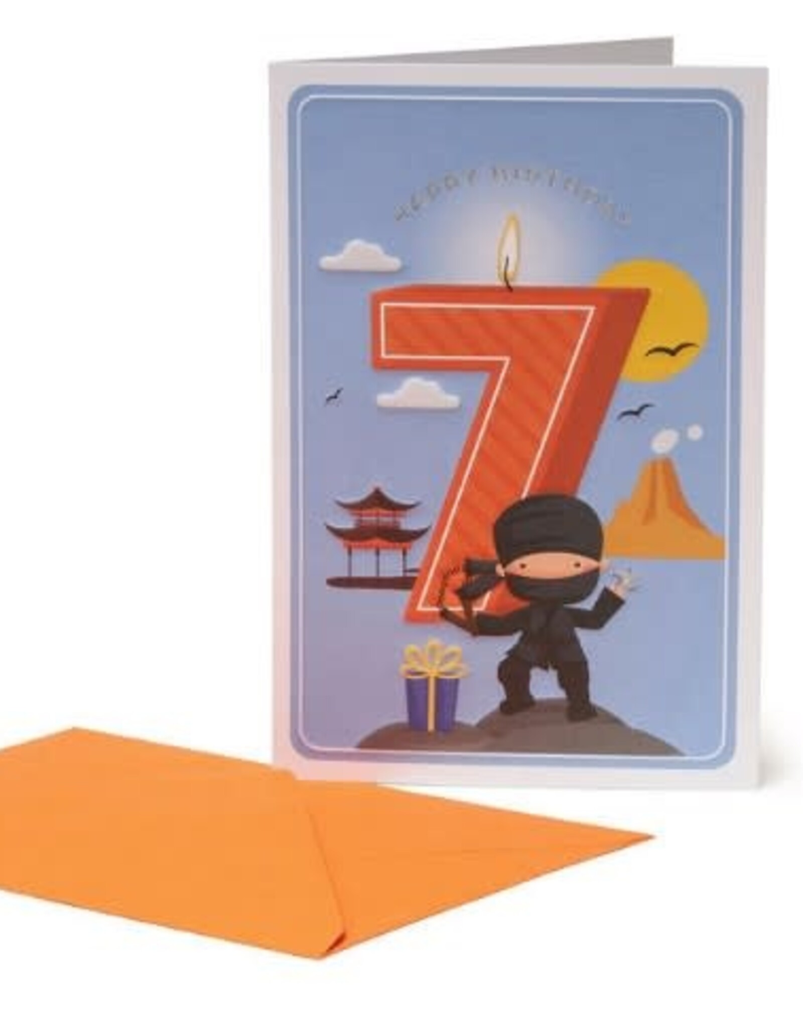 Legami LEGAMI CARD BD AGE 7 (ninja)