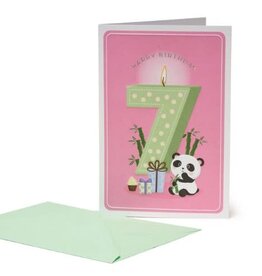 Legami LEGAMI CARD BD AGE 7 (panda)