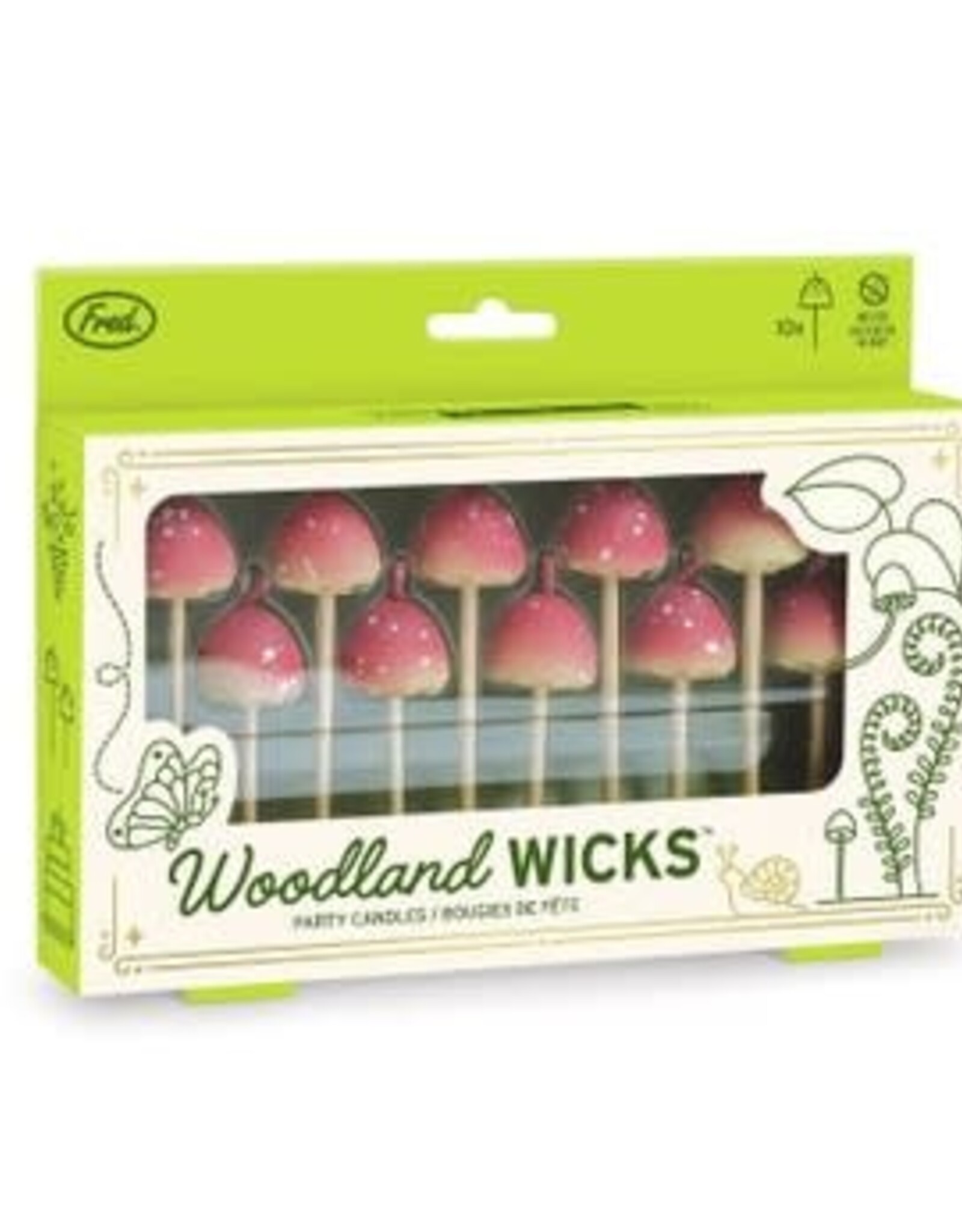 Fred & Friends Woodland Wicks - Bday Candles (10)