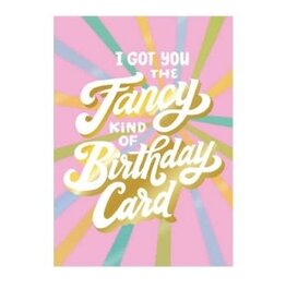 Design Design FANCY KIND OF CARD CARD-Birthday