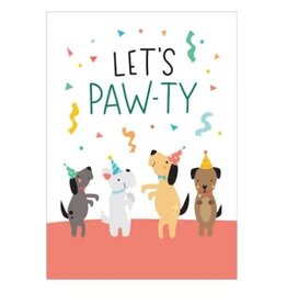 Design Design PAWTY PUPS CARD-Birthday