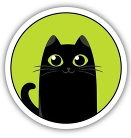 Stickers NW GREEN-EYED CAT - STICKER