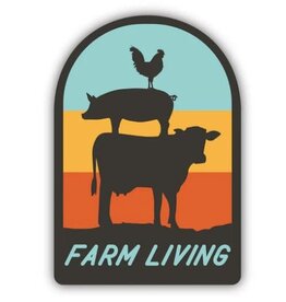 Stickers NW FARM LIVING STACKED FARM ANIMALS  STICKER