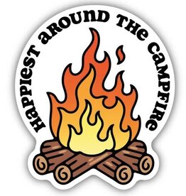 Stickers NW HAPPIEST AROUND THE CAMPFIRE - STICKER