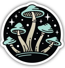 Stickers NW NIGHTTIME MUSHROOMS - STICKER
