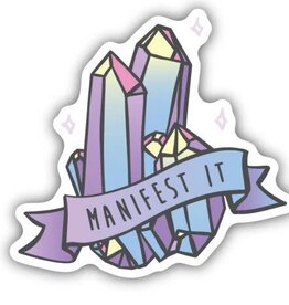 Stickers NW MANIFEST IT CRYSTALS  STICKER