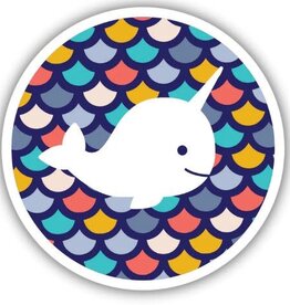 Stickers NW Rainbow Scale Narwhal Sticker