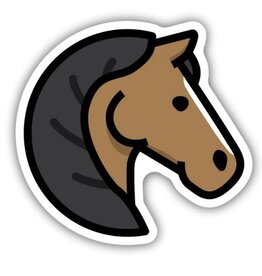 Stickers NW HORSE HEAD | STICKER