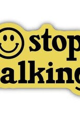 Stickers NW STOP TALKING SMILEY FACE | STICKER