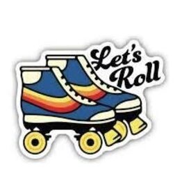 Stickers NW LET'S ROLL SKATES  STICKER