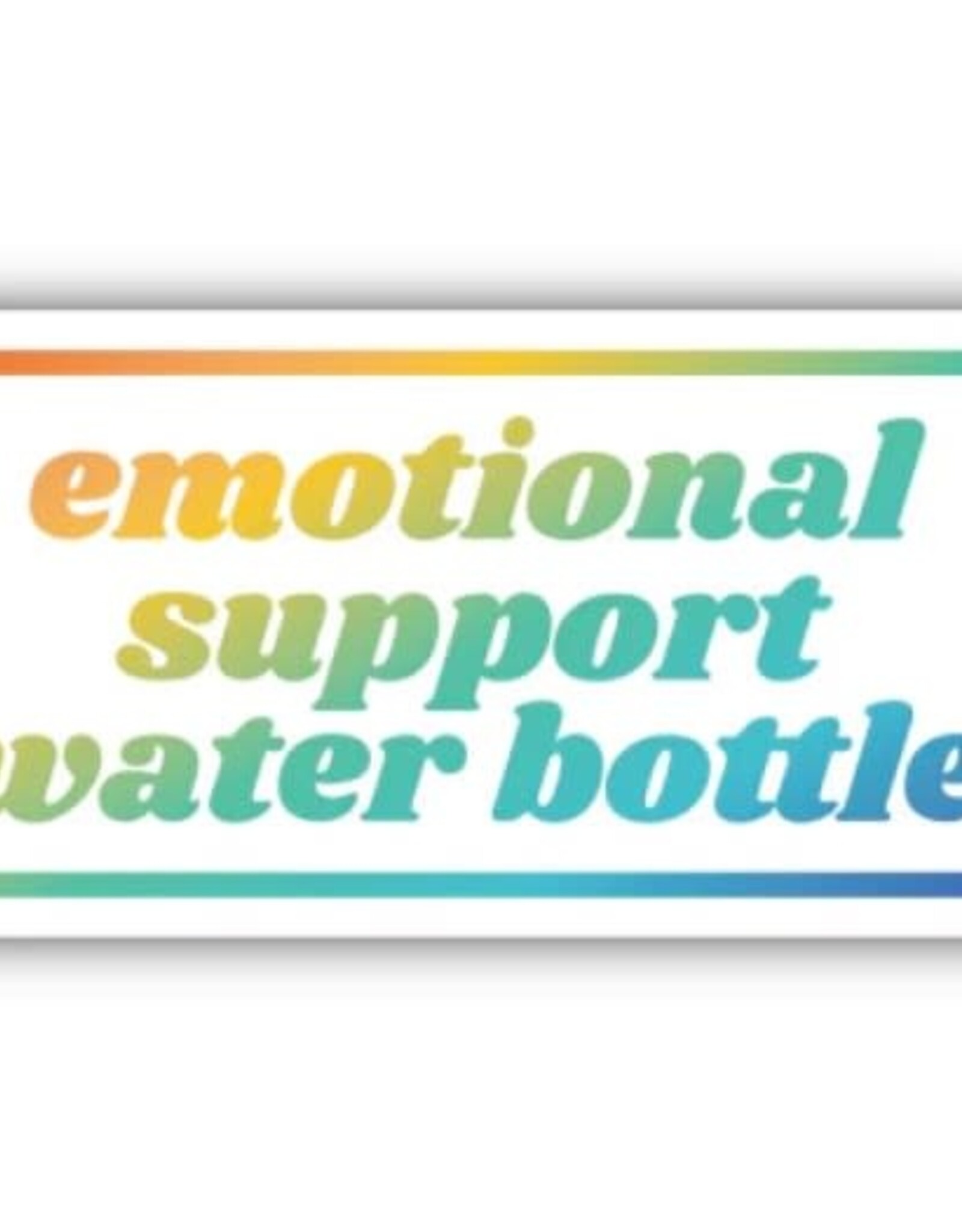 Stickers NW EMOTIONAL SUPPORT WATER BOTTLE | STICKER