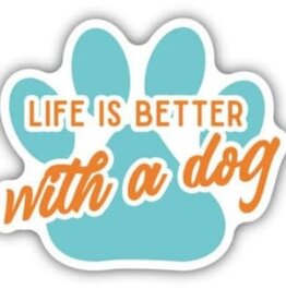 Stickers NW DOG PAW PRINT  STICKER