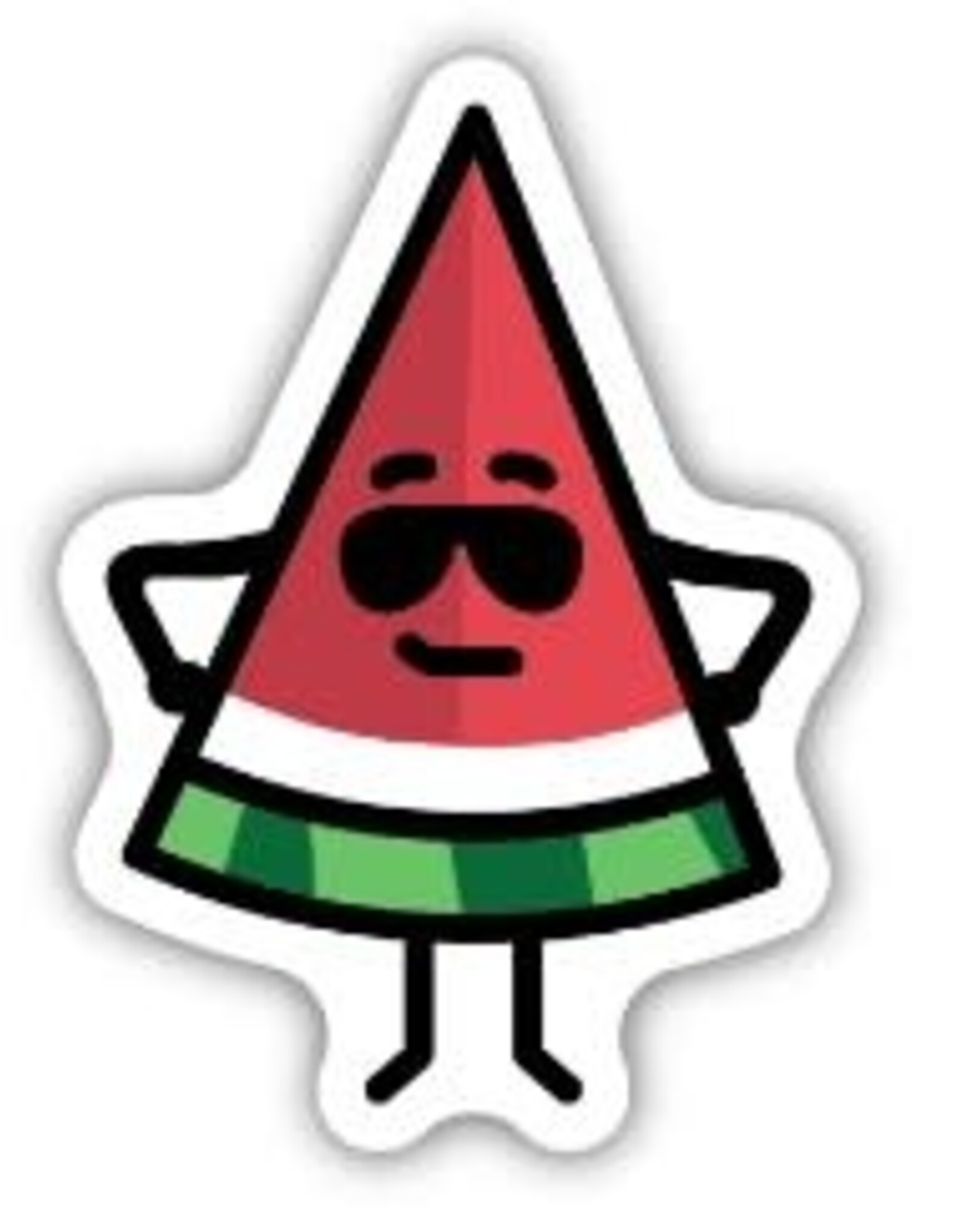 Stickers NW WATERMELON SUNGLASSES  LARGE PRINTED STICKER