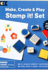 Kikkerland MAKE, CREATE & PLAY STAMP IT! SET