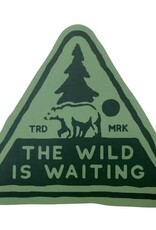 Stickers NW BEAR TRIANGLE THE WILD IS WAITING STICKER