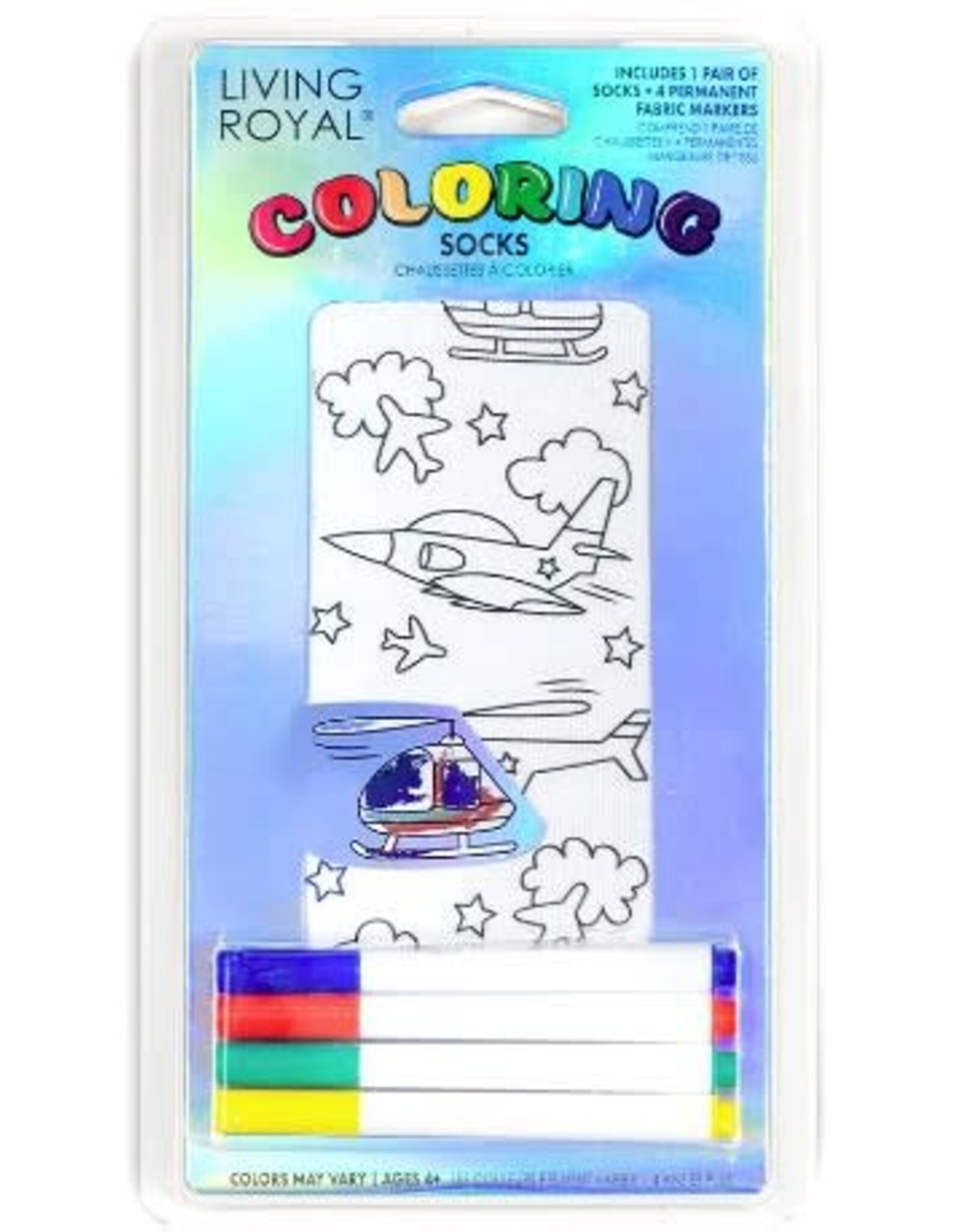 Living Royal AIRPLANE COLORING SOCKS