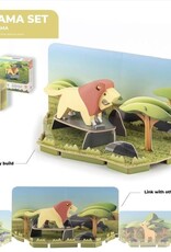 Halftoys Magnetic 3D Puzzle Diorama - Lion