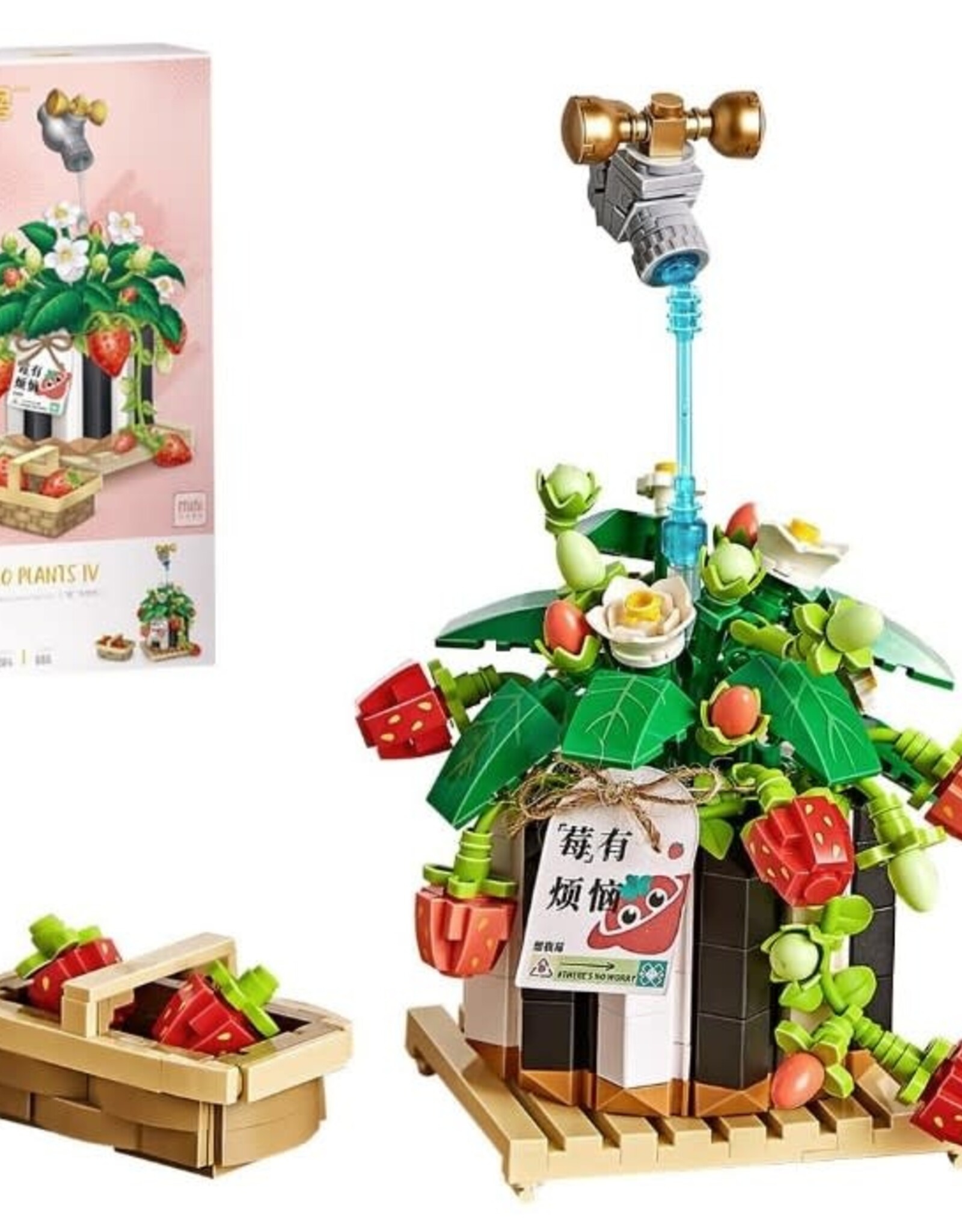 LOZ Strawberry Bonsai Plant