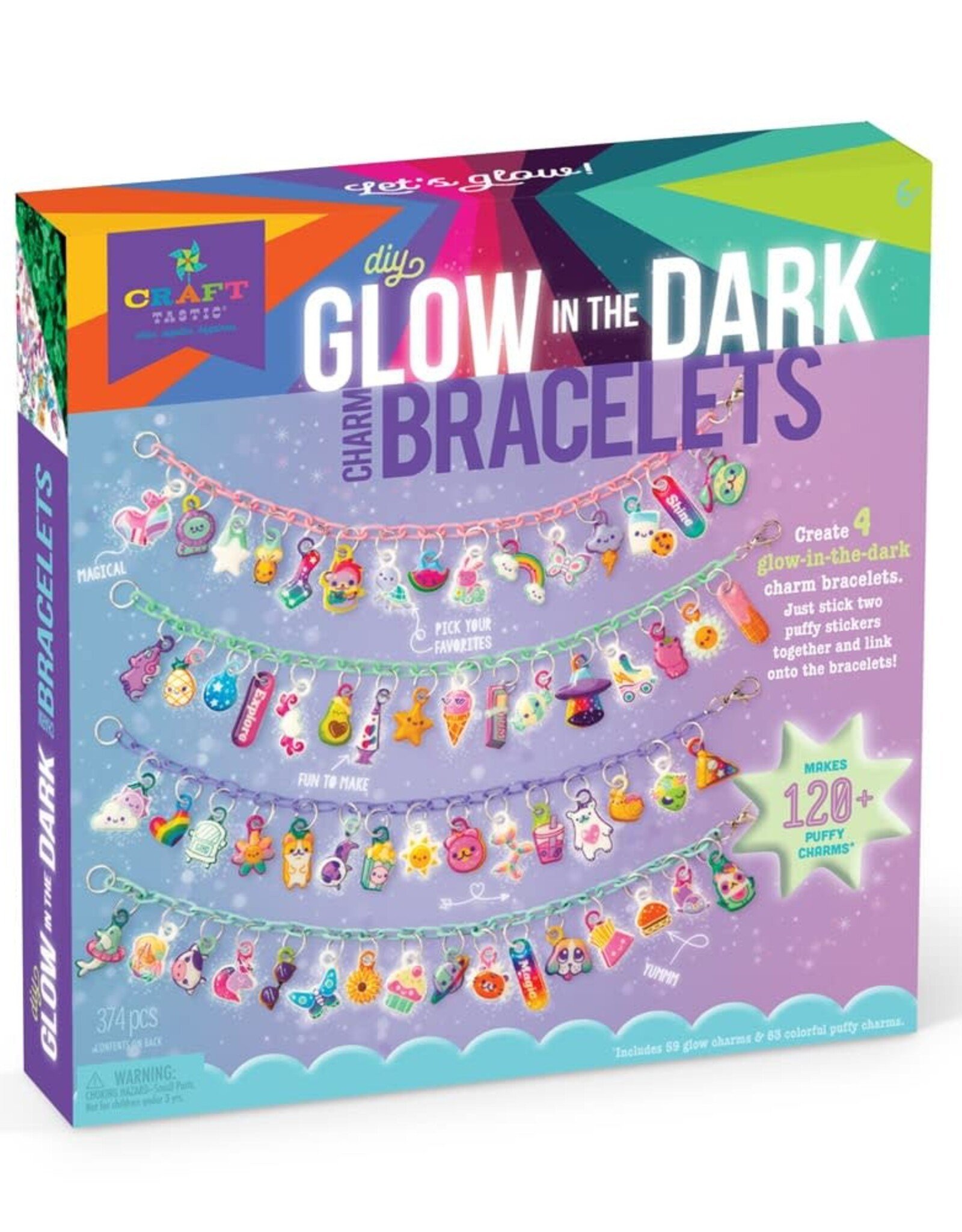 CRAFTtastic Craft-tastic-Glow in the Dark Charm Bracelets