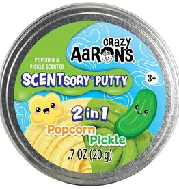 Crazy Aaron's Thinking Putty Crazy Aaron's SCENTsory-Duos-Putty 2.75" Tins (Popcorn/Pickle)