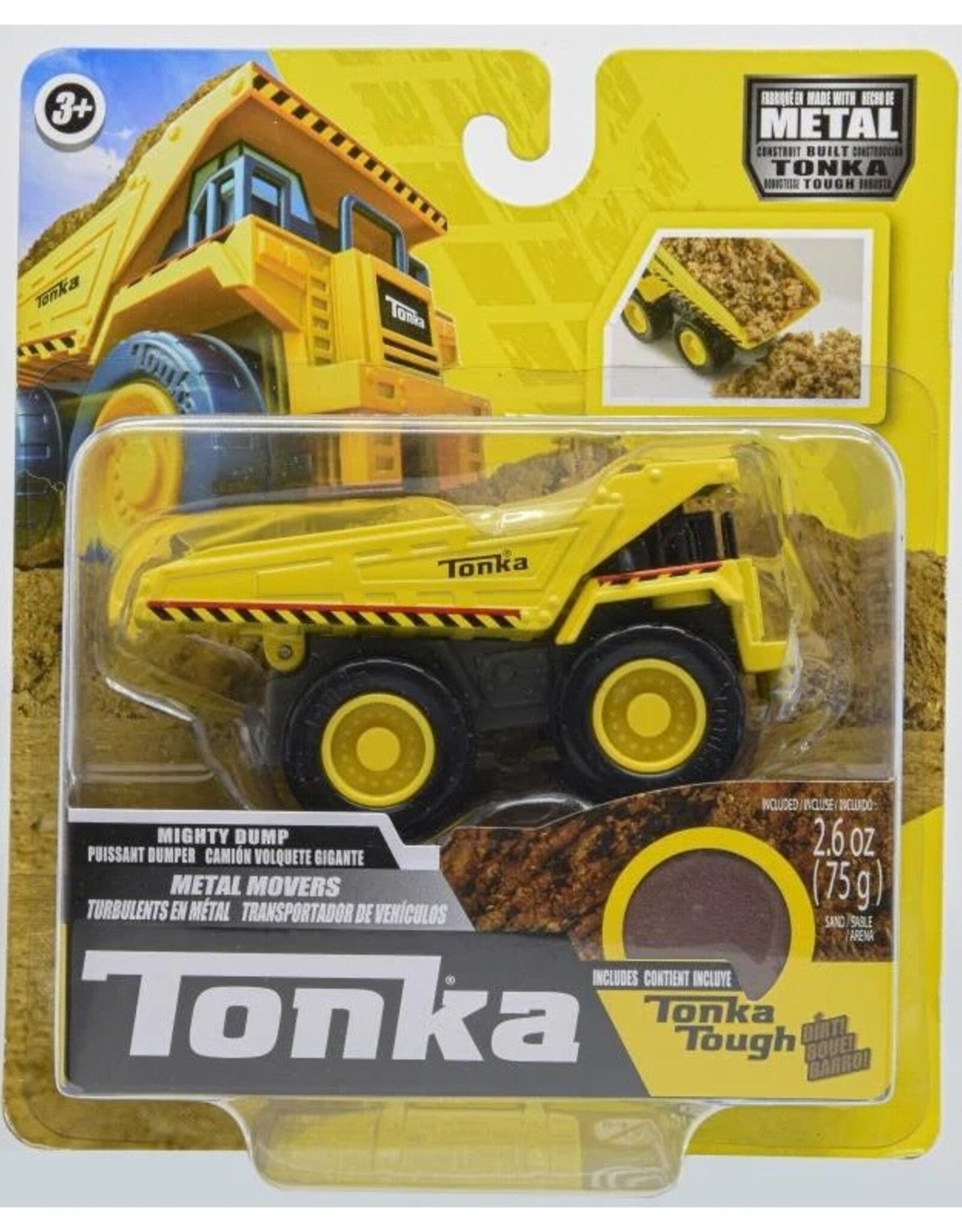 Tonka 3.5" Metal Movers Single Pack With Sand Ast