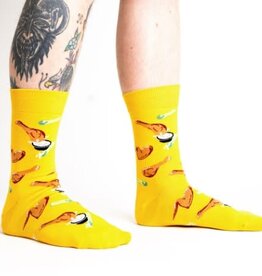 Sock It To Me MEN'S CREW - SPREAD YOUR WINGS AND FRY