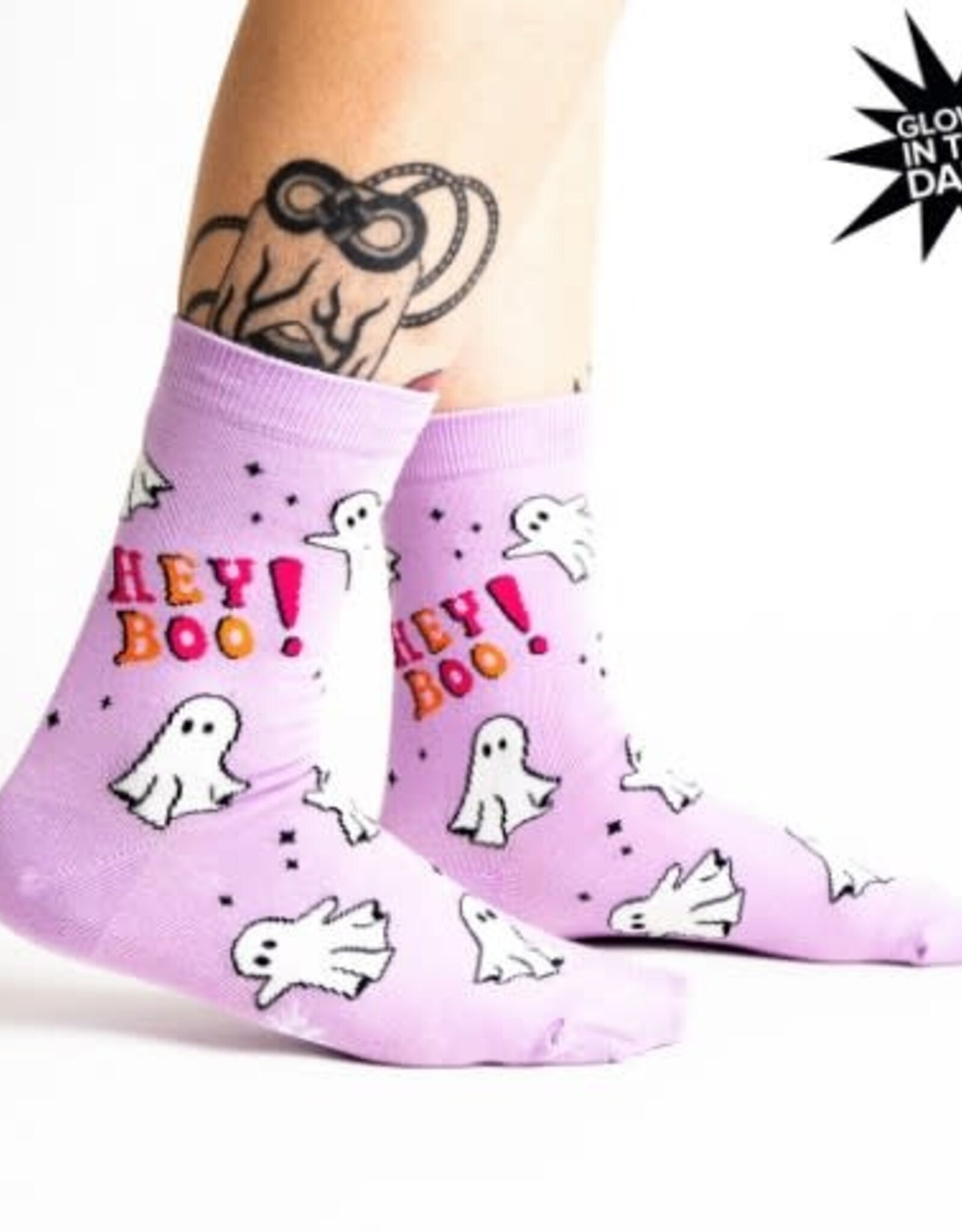 Sock It To Me WOMEN'S CREW - HEY BOO!