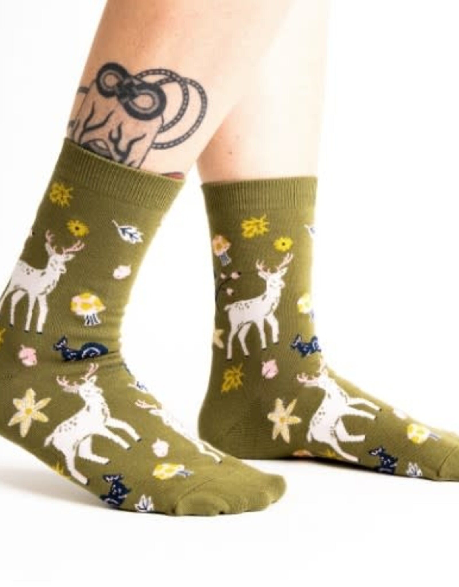 Sock It To Me WOMEN'S CREW - I SEE YOU OVER DEER