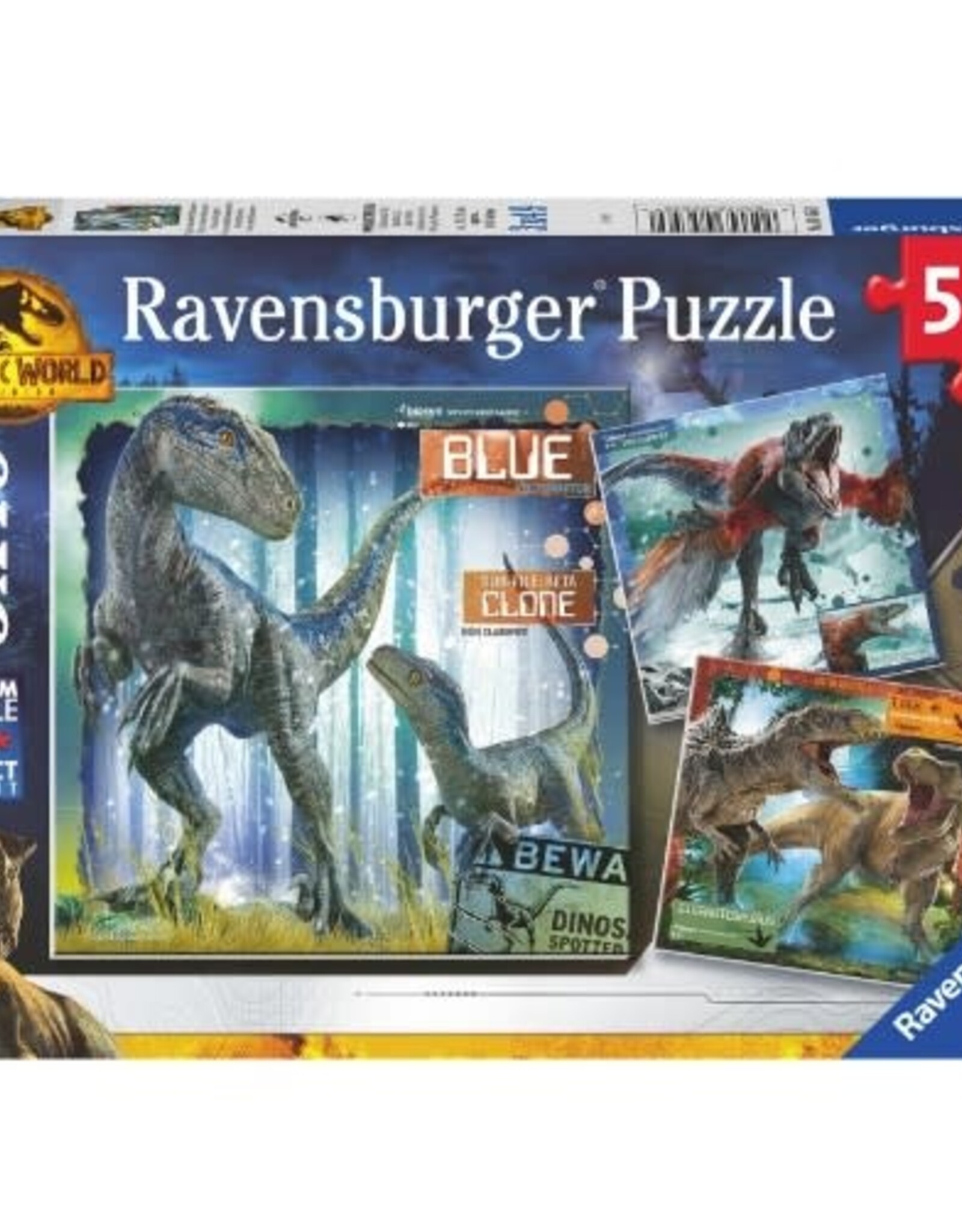 Ravensburger Jurassic World - Dominion 3 x 49 pc Puzzle