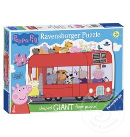 Ravensburger Peppa Pig London Bus Giant Floor 24pc RAV05530