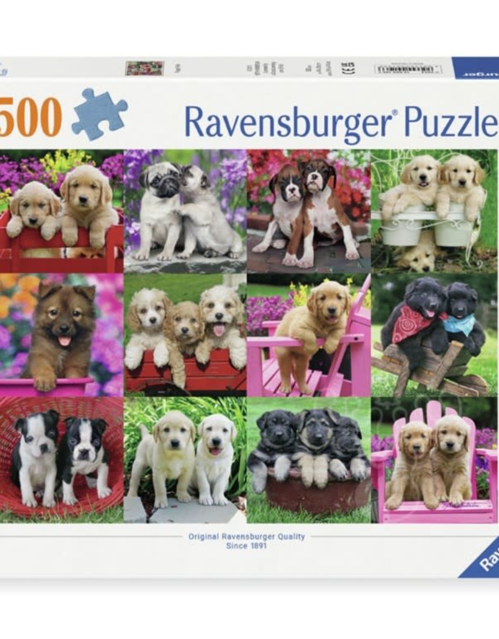 Ravensburger Puppy Pals 500pc RAV12000196