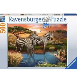 Ravensburger Zebras at the Waterhole 500pc RAV12000365