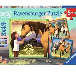 Ravensburger Spirit - Adventures on a Horse 3x49pc RAV08068