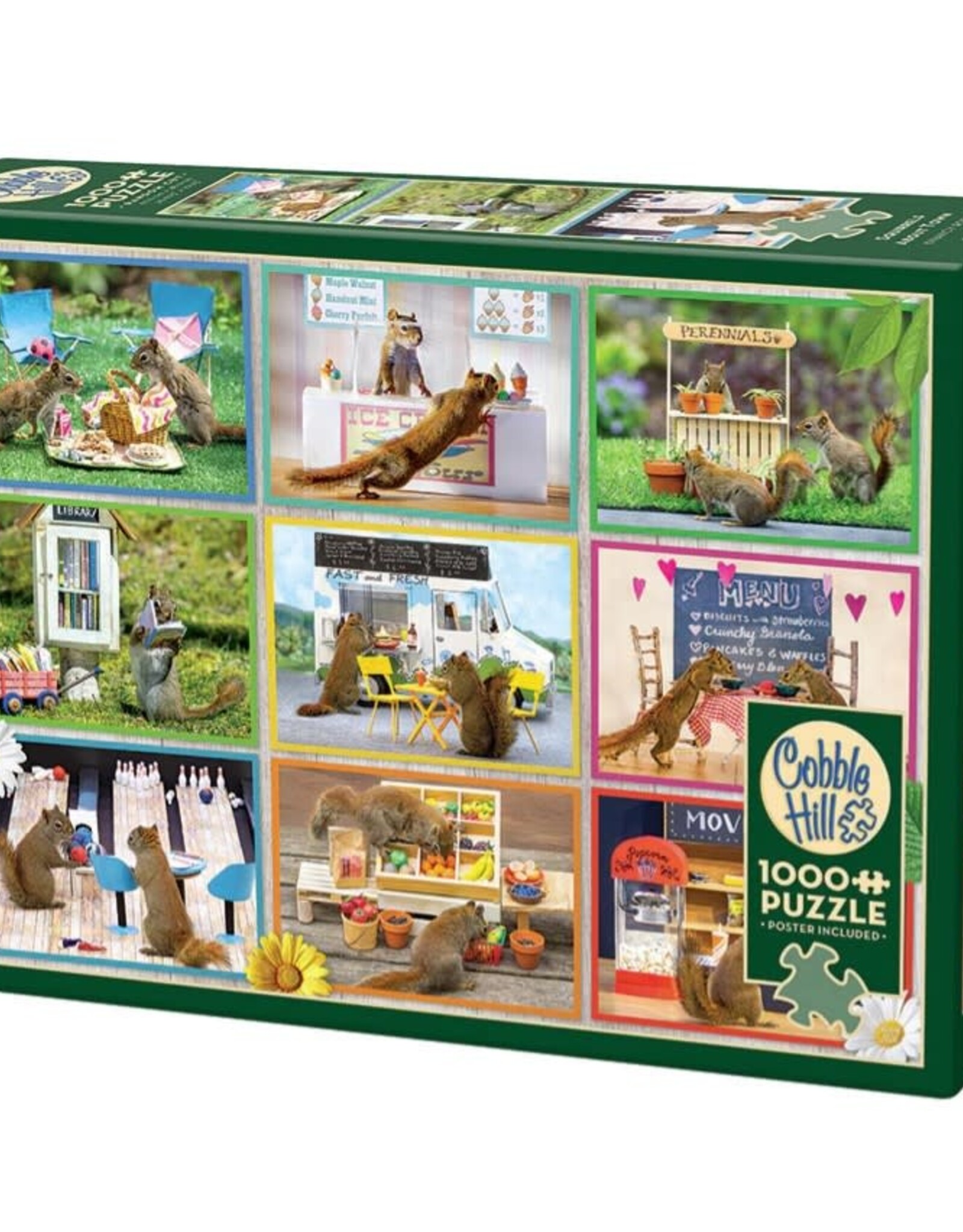 Cobble Hill Squirrels Around Town 1000pc