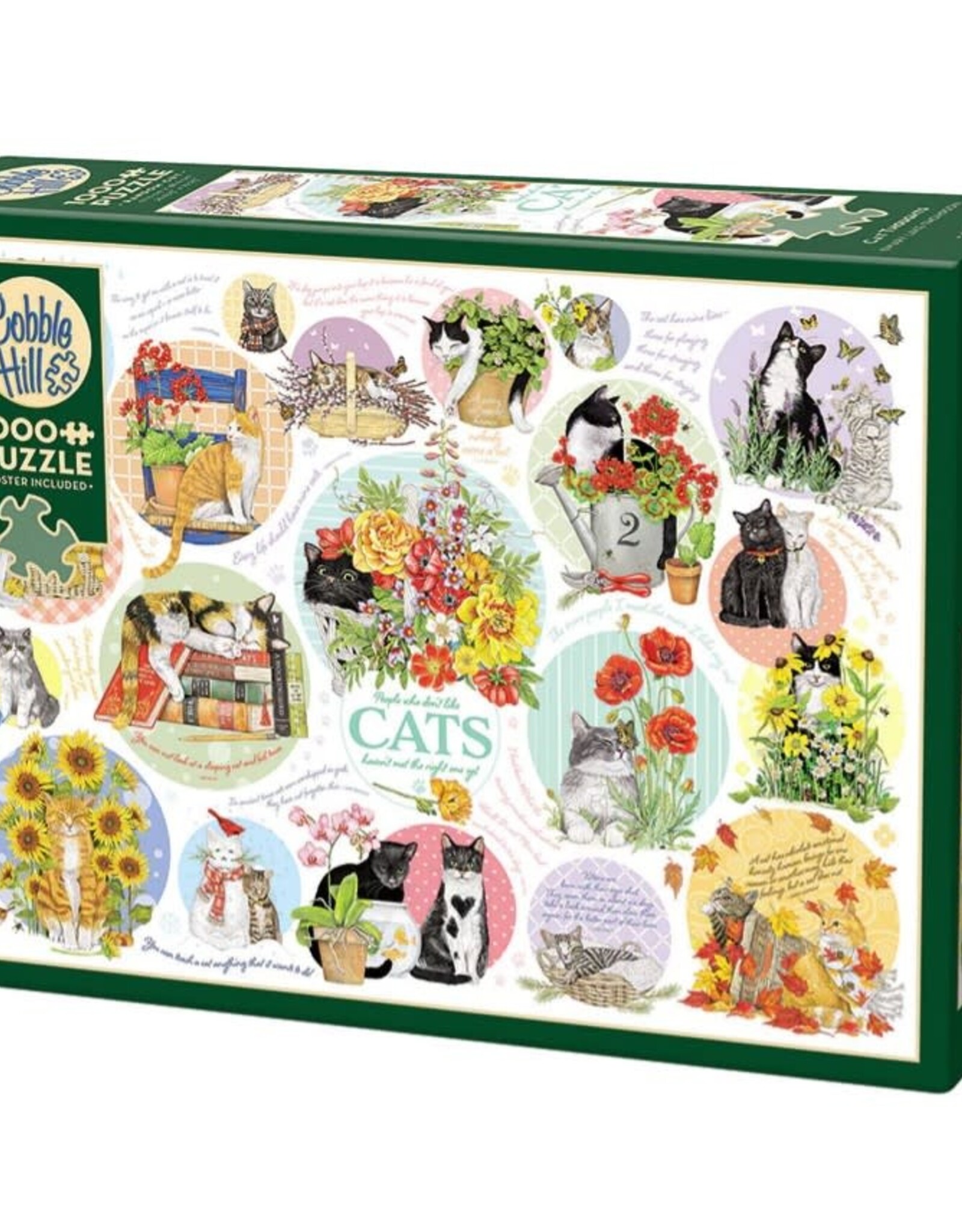 Cobble Hill Cat Thoughts 1000pc CH40298