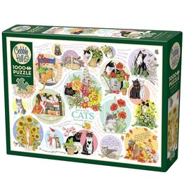 Cobble Hill Cat Thoughts 1000pc CH40298