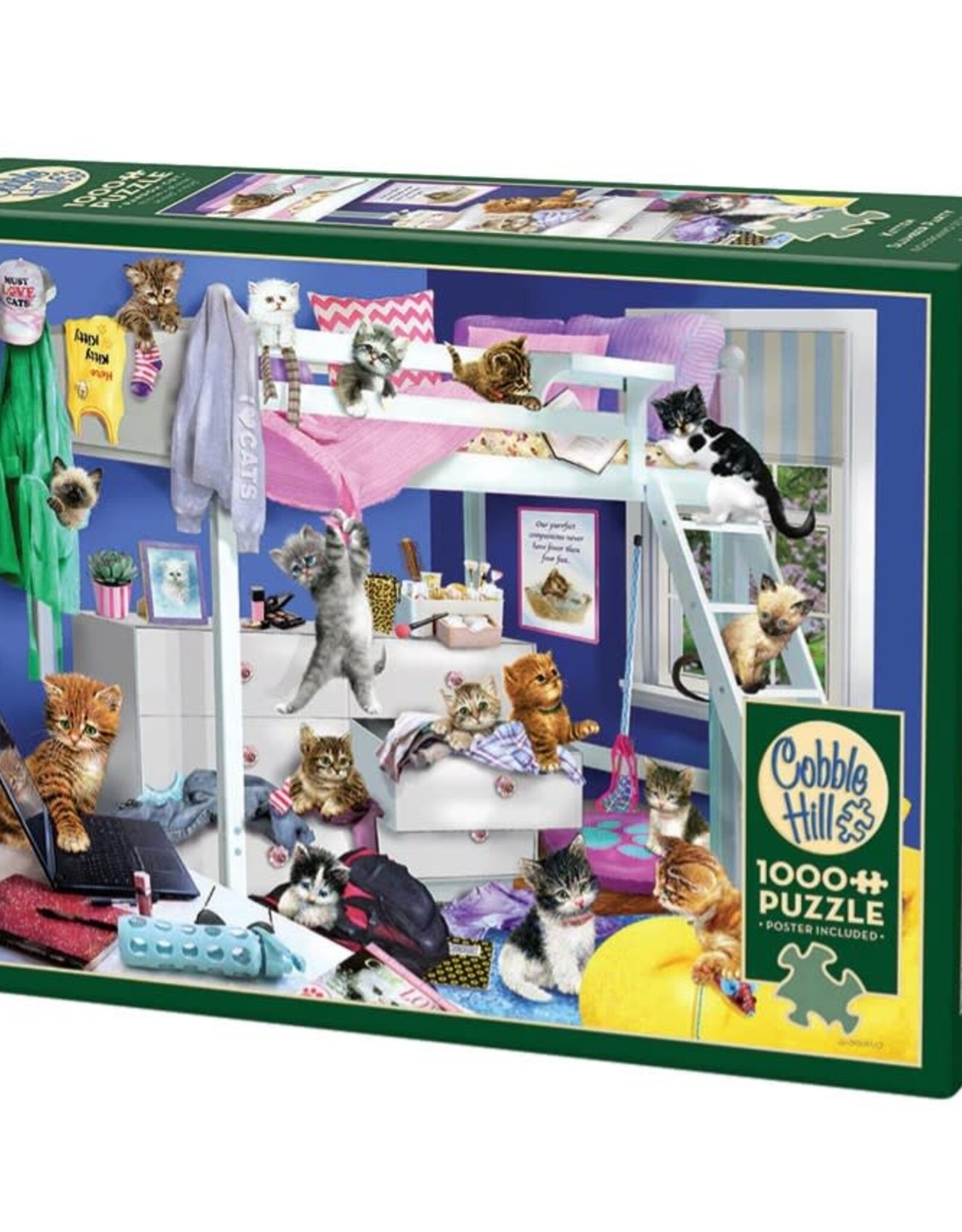 Cobble Hill Kitten Slumber Party 1000pc