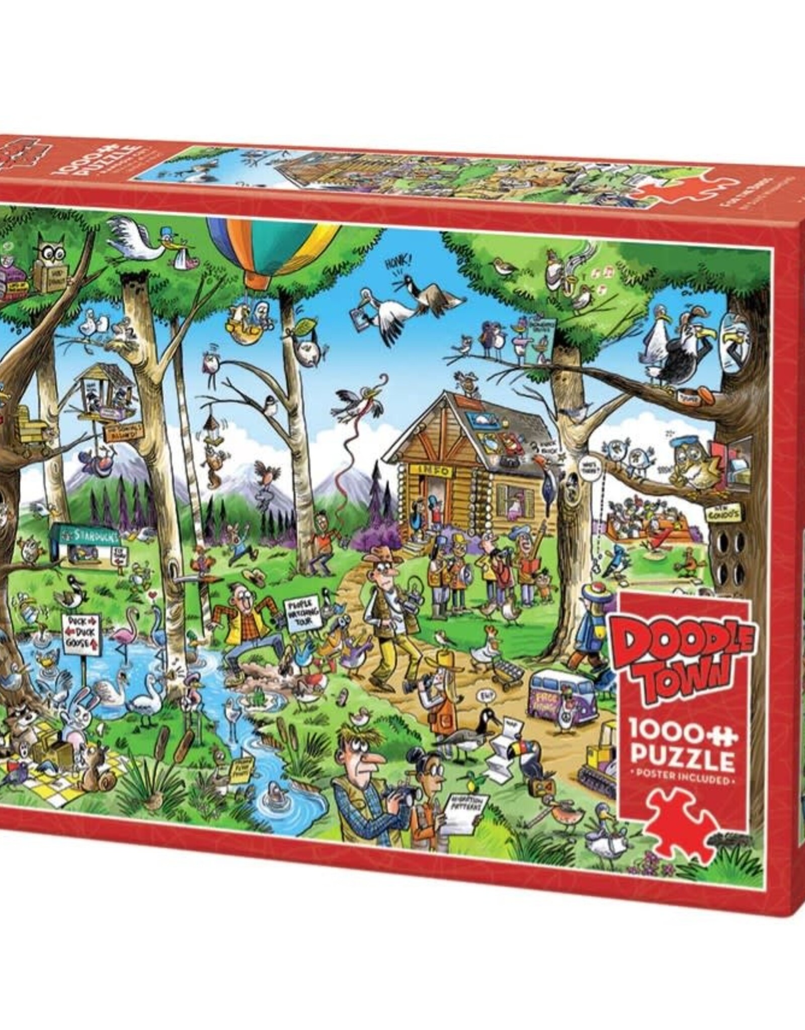 Cobble Hill DoodleTown - Birdwatcher's Paradise 1000pc