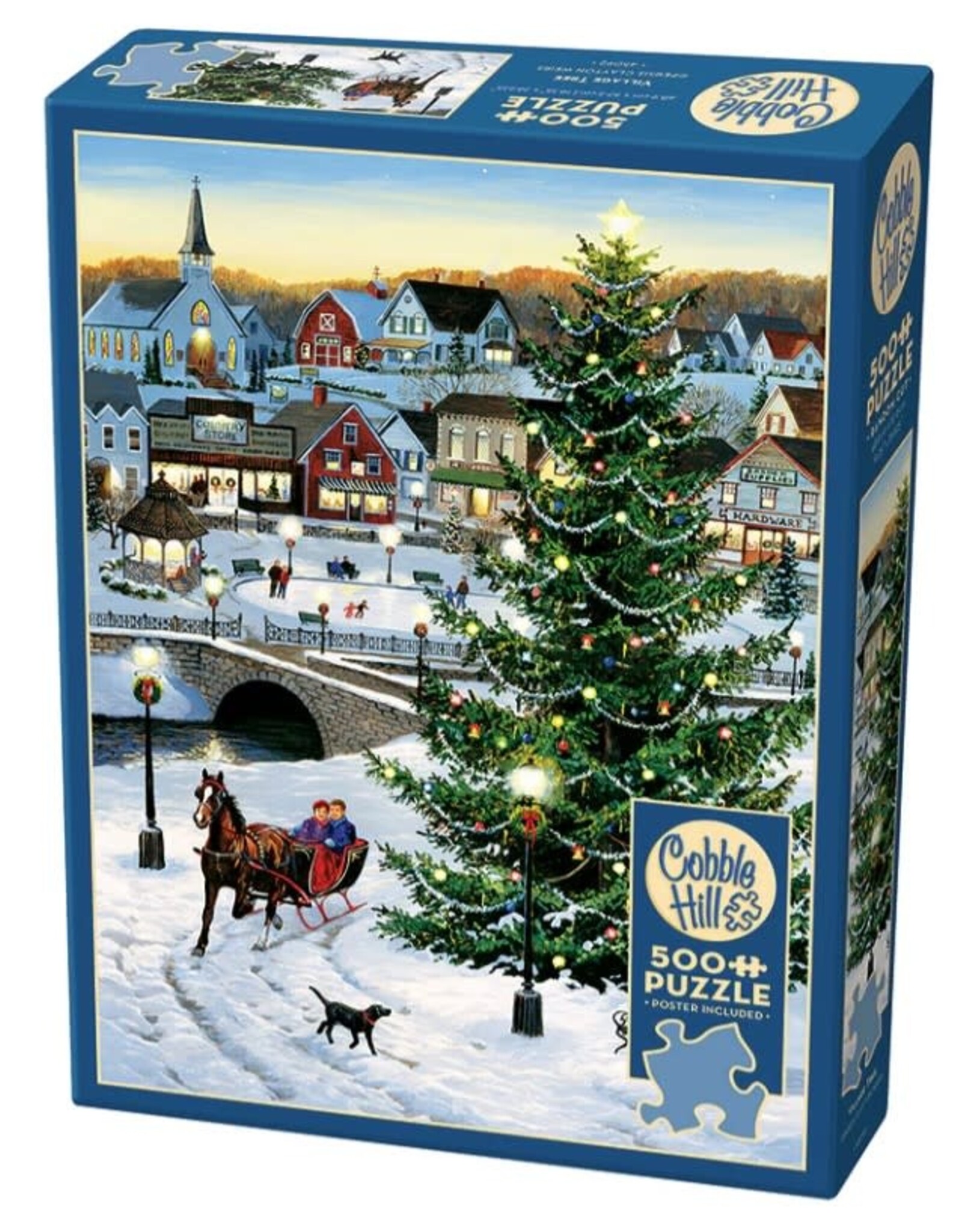 Cobble Hill Village Tree 500pc CH45092