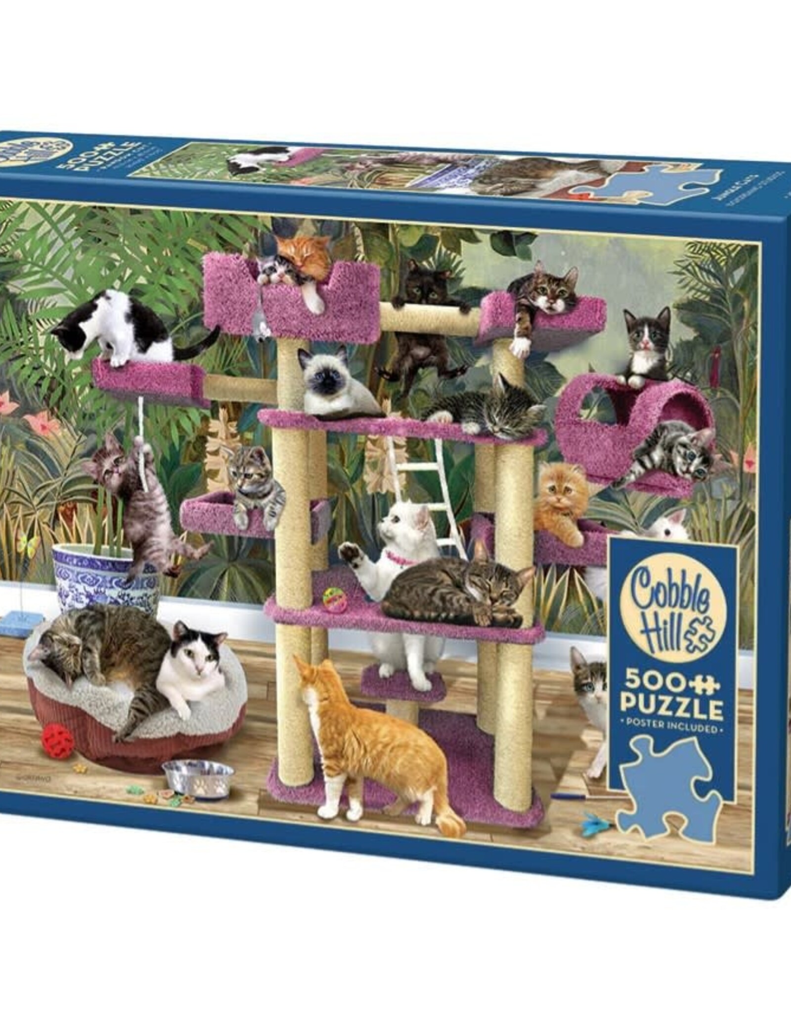 Cobble Hill Jungle Cats 500pc CH45095