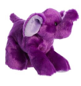 Aurora MINI FLOPSIE-VIOLET ELEPHANT 8"