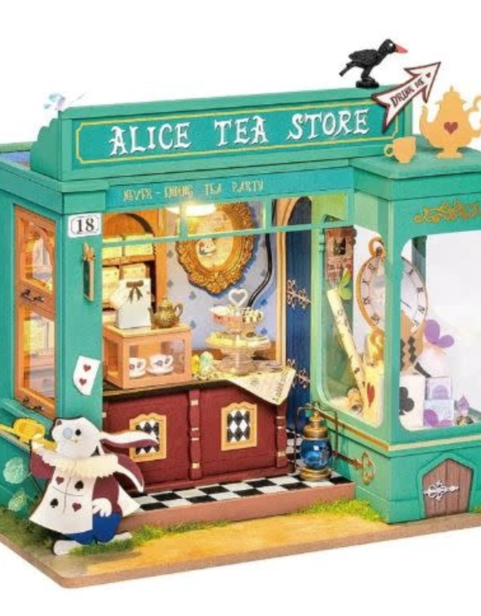 Robotime Alice's Tea Store