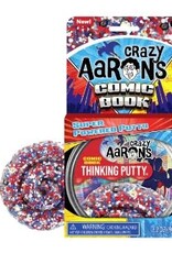 Crazy Aaron's Thinking Putty 4" Tin - Trendsetters - Comic Book Thinking Putty