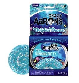 Crazy Aaron's Thinking Putty 4" THINKING PUTTY - DOLPHIN DANCE